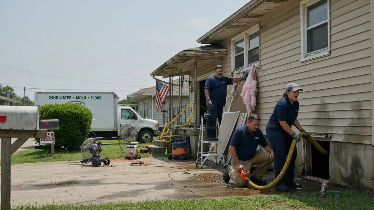 Water Damage Repair in Hustle, VA near me